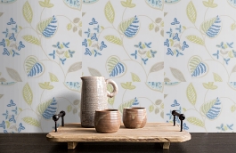 Обои 110037 фото в интерьере коридора превью