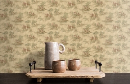 Обои DL60806 фото в интерьере коридора превью