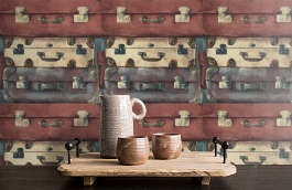 Обои NH31301 фото в интерьере коридора превью