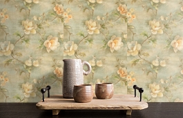 Обои AB20802 фото в интерьере коридора превью