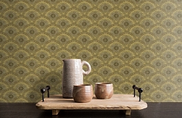 Обои CR70907 фото в интерьере коридора превью