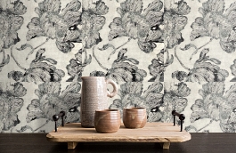 Обои FL70500 фото в интерьере коридора превью