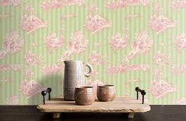 Обои TL63504 фото в интерьере коридора превью