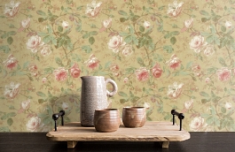 Обои SH5505 фото в интерьере коридора превью