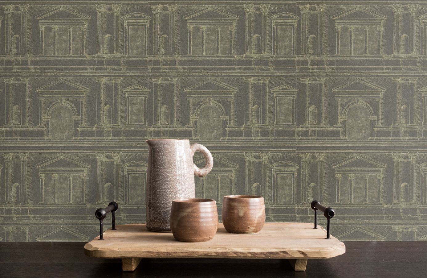 Обои ZINW310080 фото в интерьере коридора Обои ZINW310080 фото в интерьере коридора