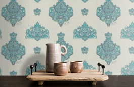 Обои 33928-1 фото в интерьере коридора превью