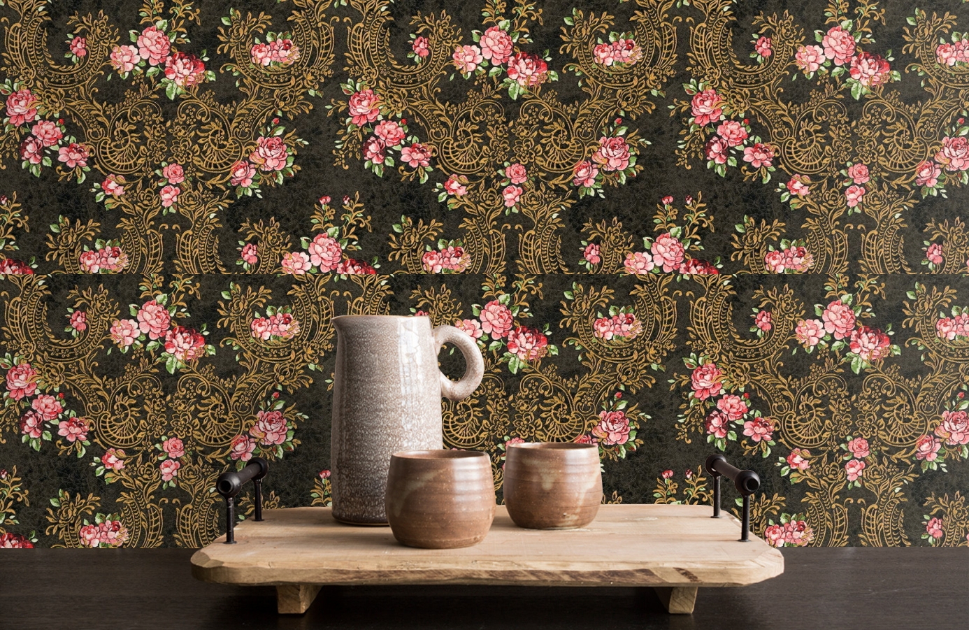 Обои 34075-1 фото в интерьере коридора Обои 34075-1 фото в интерьере коридора