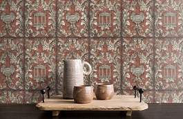 Обои 34086-5 фото в интерьере коридора превью