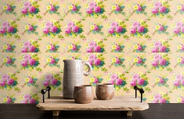 Обои 34508-1 фото в интерьере коридора превью