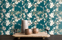 Обои 36498-4 фото в интерьере коридора превью