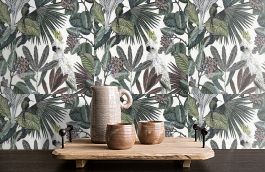 Обои 220125 фото в интерьере коридора превью