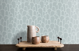 Обои 220204 фото в интерьере коридора превью