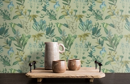 Обои BL22741 фото в интерьере коридора превью