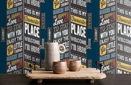 Обои WU20660 фото в интерьере коридора превью