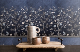 Обои CR6001 фото в интерьере коридора превью