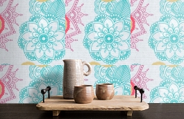 Обои VP2104 фото в интерьере коридора превью