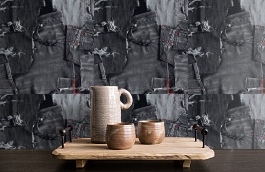 Обои VP3201 фото в интерьере коридора превью