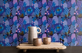 Обои 5262-1 фото в интерьере коридора превью