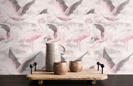 Обои WIL803 фото в интерьере коридора превью