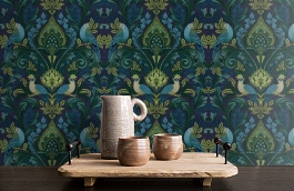 Обои A67802 фото в интерьере коридора превью