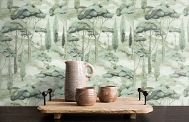 Обои A69202 фото в интерьере коридора превью