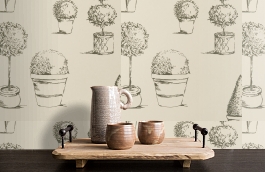 Обои W0032-01 фото в интерьере коридора превью