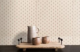 Обои Faustine Rose фото в интерьере коридора превью