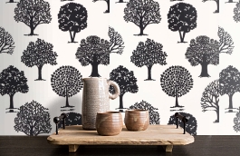 Обои T35112 фото в интерьере коридора превью