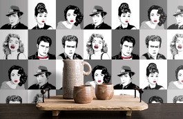 Обои W15 0057 W05 фото в интерьере коридора превью