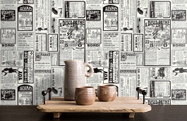 Обои W15 0060 W10 фото в интерьере коридора превью