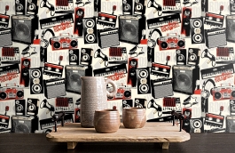 Обои W15 0064 W05 фото в интерьере коридора превью