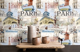 Обои W17 0002 W01 фото в интерьере коридора превью