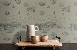 Обои ZTRA04002 фото в интерьере коридора превью