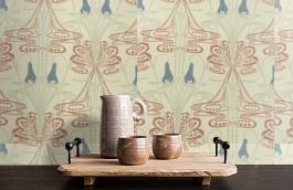 Обои 9720B1 фото в интерьере коридора превью