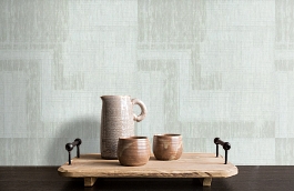 Обои MET102 фото в интерьере коридора превью