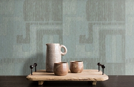 Обои MET103 фото в интерьере коридора превью