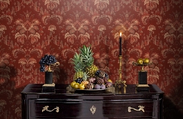 Обои Bergamo 311 фото в интерьере гостиной превью