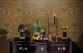 Обои Bergamo 81 фото в интерьере гостиной превью