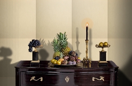 Обои Como Ivory-102 фото в интерьере гостиной превью