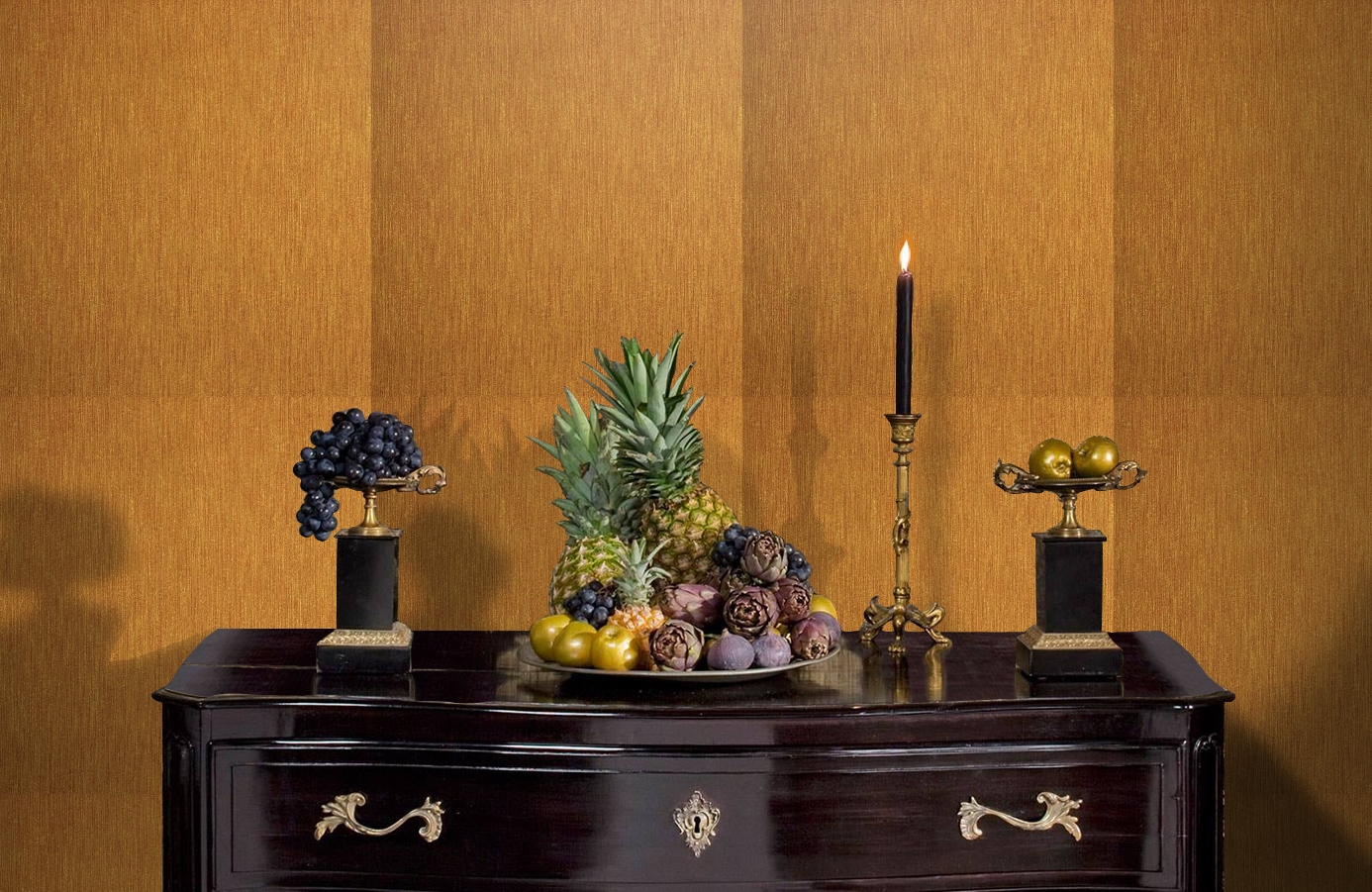 Обои Como Sunset-131 фото в интерьере гостиной