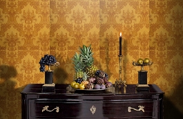 Обои Milano Sunset-131 фото в интерьере гостиной превью