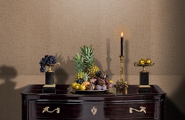 Обои Warwick 2211 фото в интерьере гостиной превью