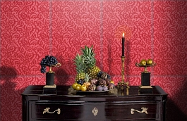 Обои Wilton 1209 фото в интерьере гостиной превью