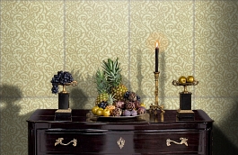 Обои Wilton 2227 фото в интерьере гостиной превью