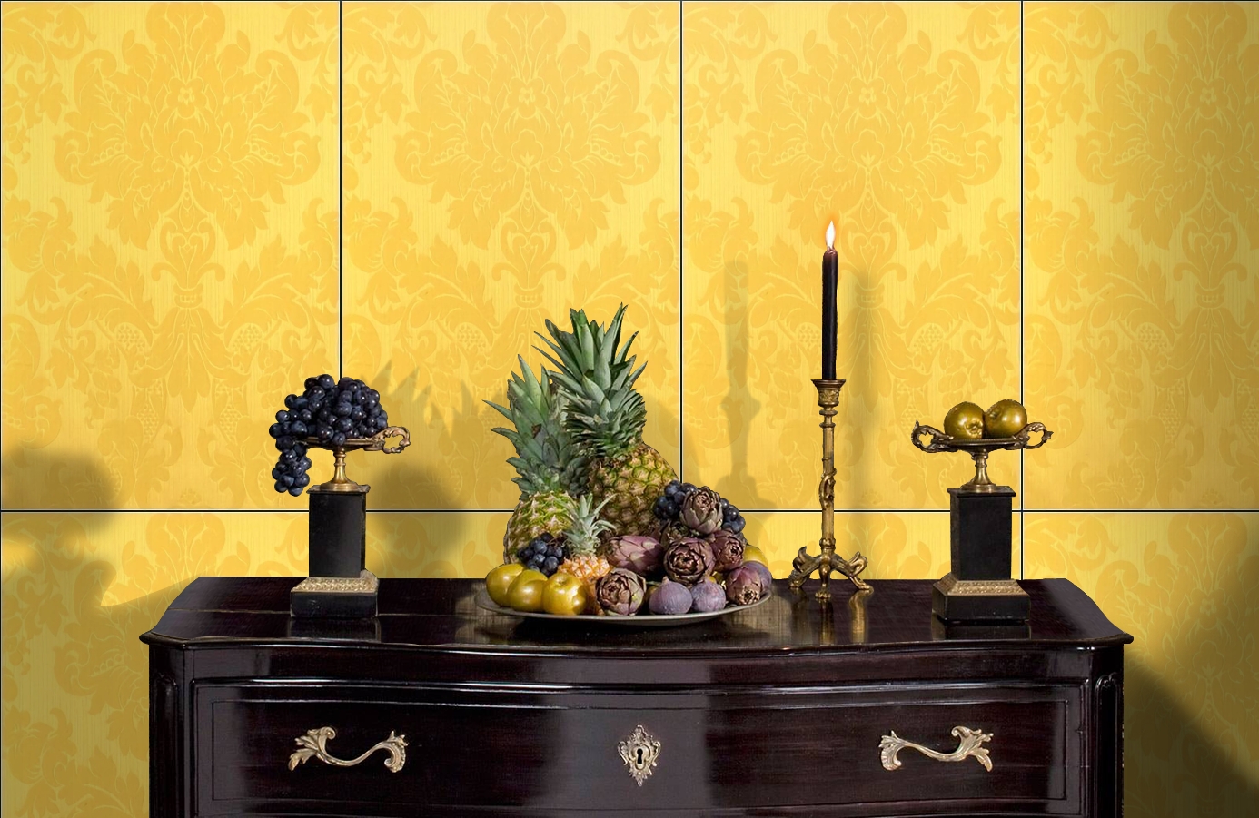 Обои Windsor 2333 фото в интерьере гостиной Обои Windsor 2333 фото в интерьере гостиной