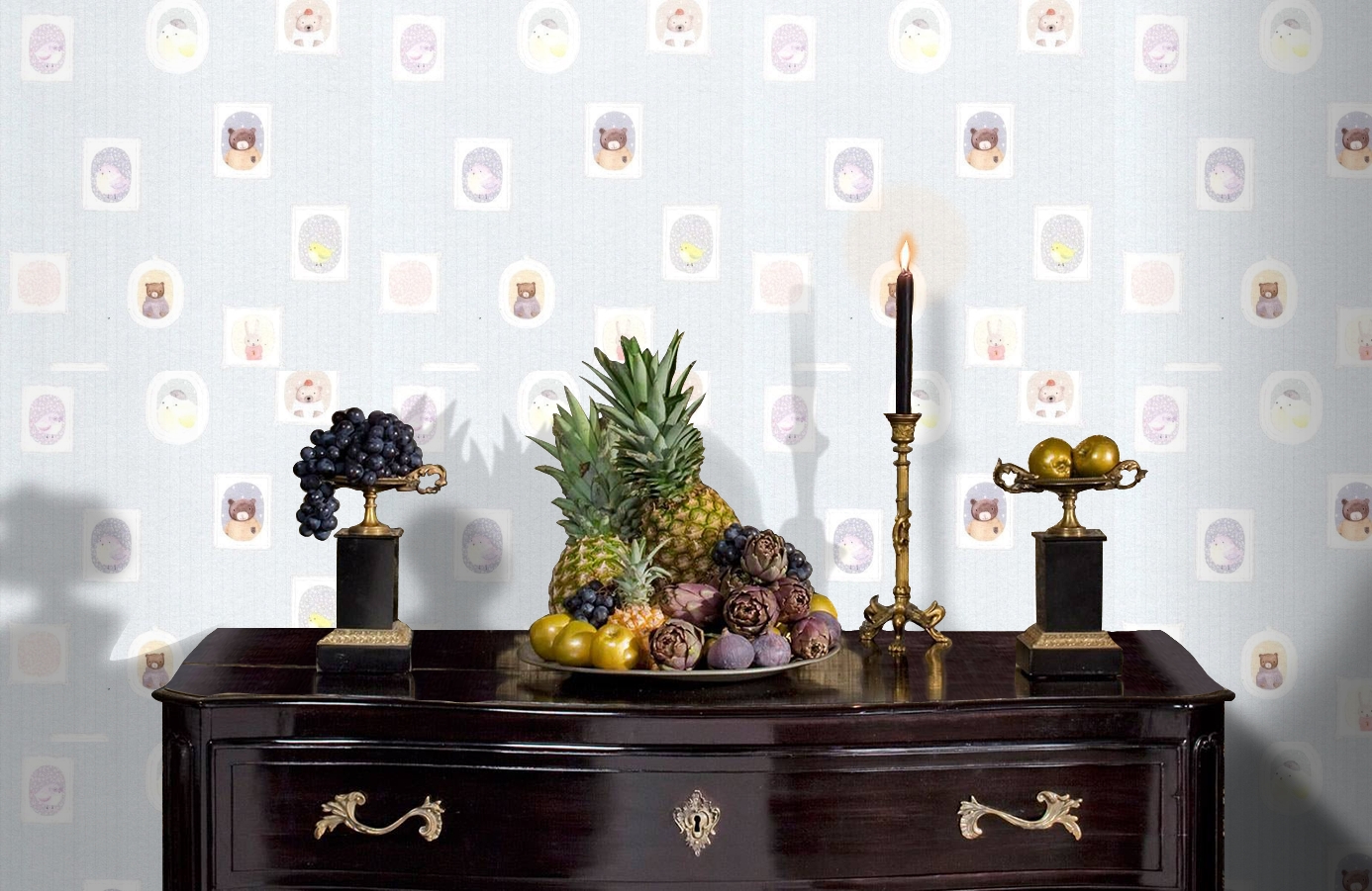 Обои MLW29896700 фото в интерьере гостиной