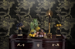 Обои 6437 фото в интерьере гостиной превью