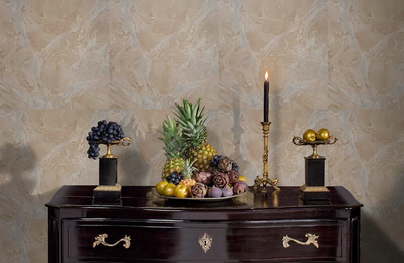 Обои 71516 фото в интерьере гостиной