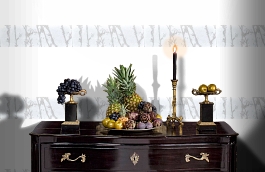 Обои macro-007 virginia gypsum фото в интерьере гостиной превью