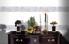 Обои macro-013 flower gypsum фото в интерьере гостиной превью